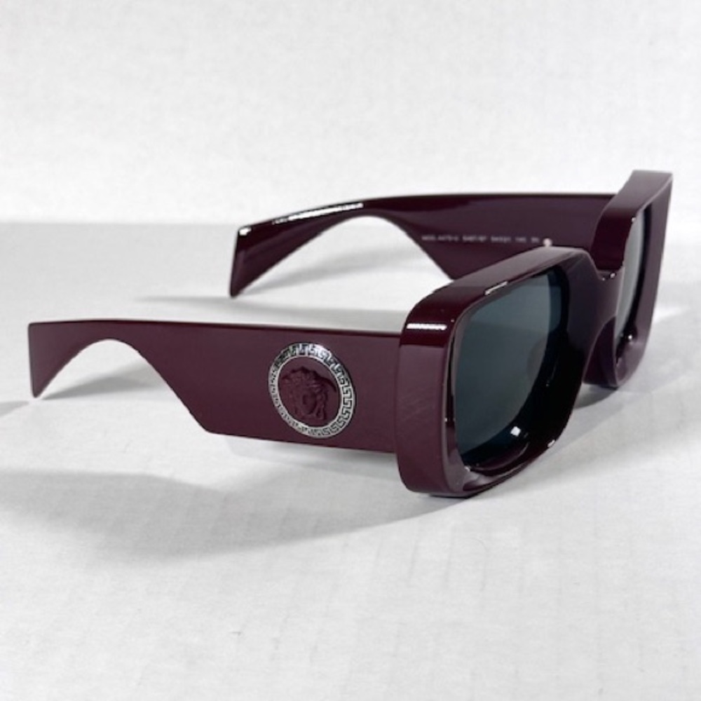 Versace Mod 4473-U 5487/87 Sunglasses Burgundy New Authentic